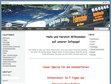Tablet Screenshot of fahrschule-andreas-jacoby.de